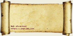 Isidora Jazački vizit kartica